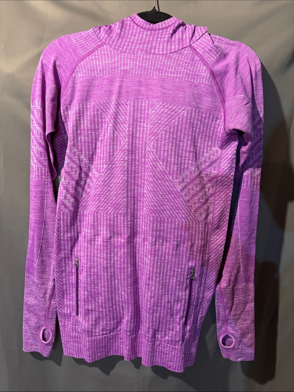lululemon athletica Purple Patterned Cowl Sweater